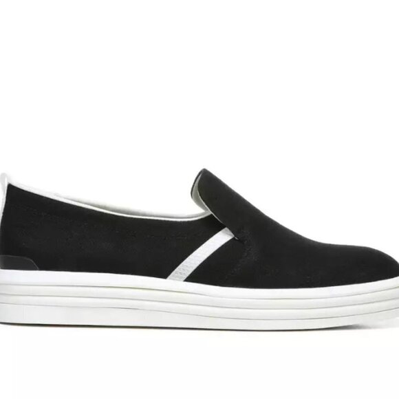 Franco Sarto Maldives Slip Ons Black canvas 7.5 - Picture 2 of 14